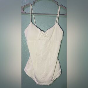 Chic White Women's One-Piece Swimsuit